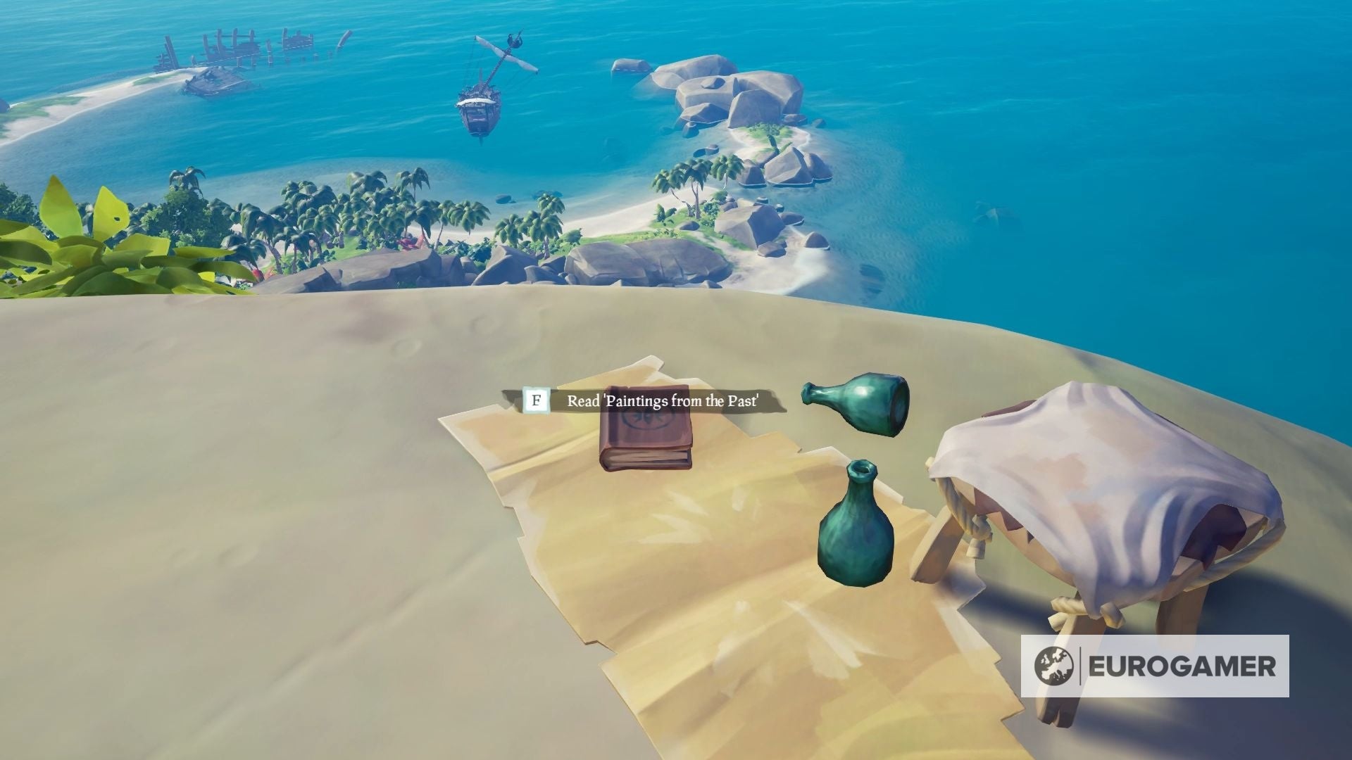 Sea of Thieves Maiden Voyage tutorial Key and journal locations, and